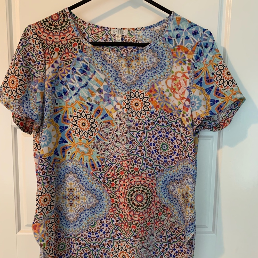 Women's hi lo blouse size small Spense brand